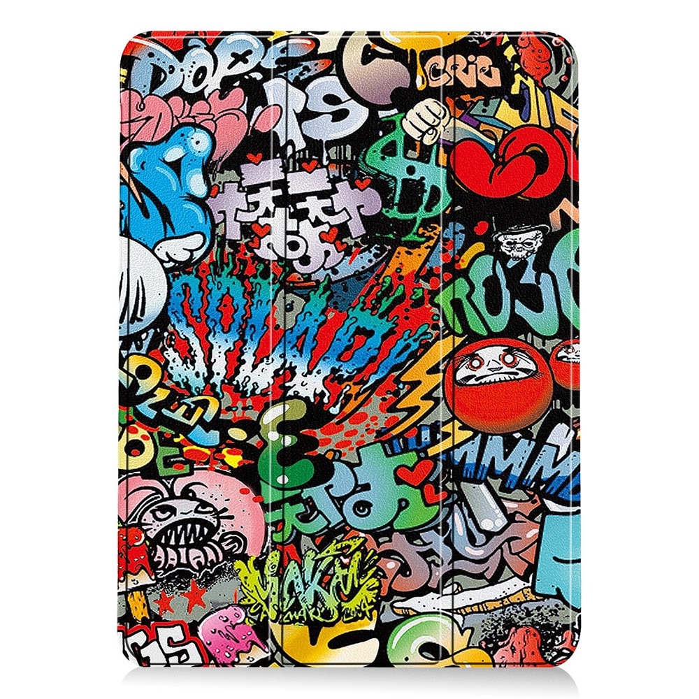 Husa compatibila cu Apple iPad Pro 13 (2024), 13.0 inchi, Tip carte, Bounce Technology, Functie Wake/ Sleep, Comando Stand, Protectie completa, Multicolor