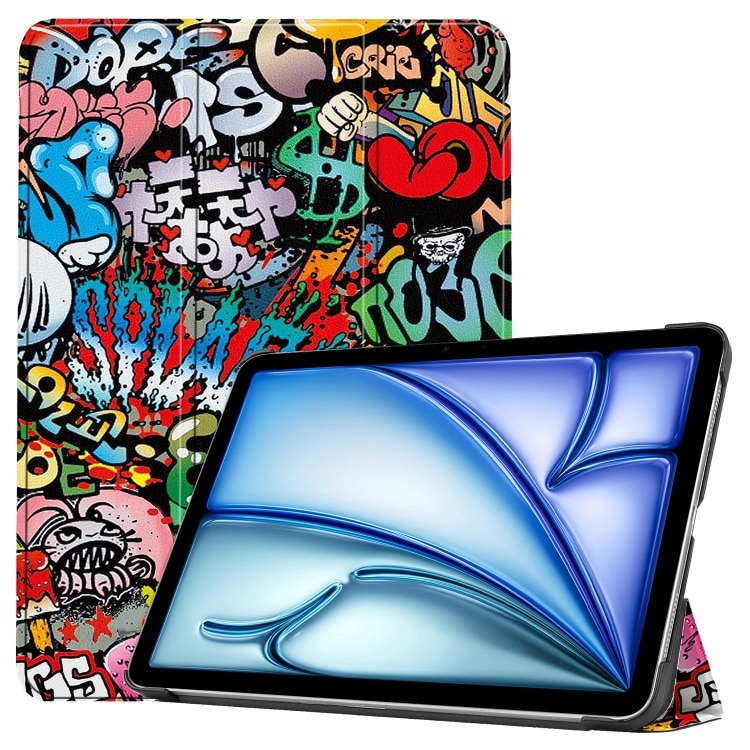 Husa compatibila cu Apple iPad Pro 13 (2024), 13.0 inchi, Tip carte, Bounce Technology, Functie Wake/ Sleep, Comando Stand, Protectie completa, Multicolor