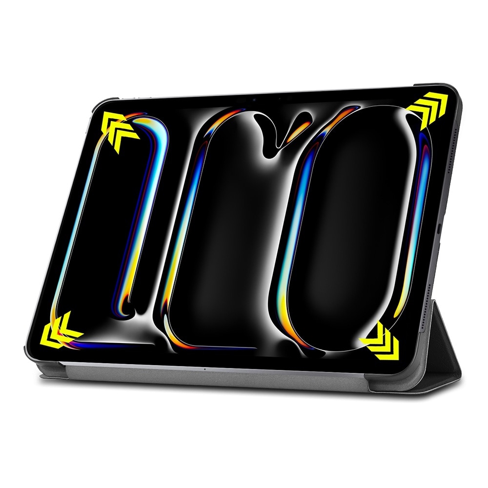 Husa compatibila cu Apple iPad Pro 13 (2024), 13.0 inchi, Tip carte, Bounce Comando, Protectie completa, Stand, Negru