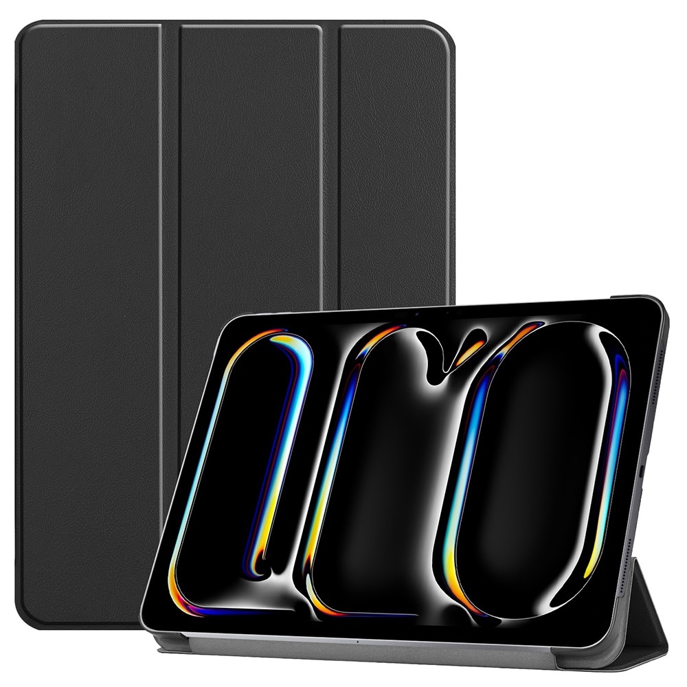 Husa compatibila cu Apple iPad Pro 13 (2024), 13.0 inchi, Tip carte, Bounce Comando, Protectie completa, Stand, Negru