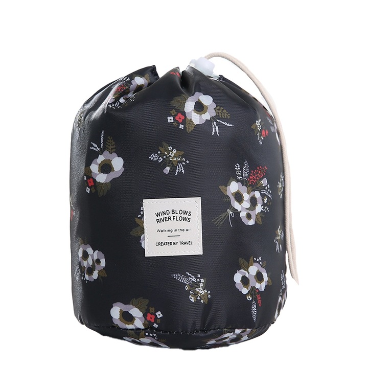 Geanta de machiaj de calatorie, Travel, Poliester, 23x16x5cm, Multicolor