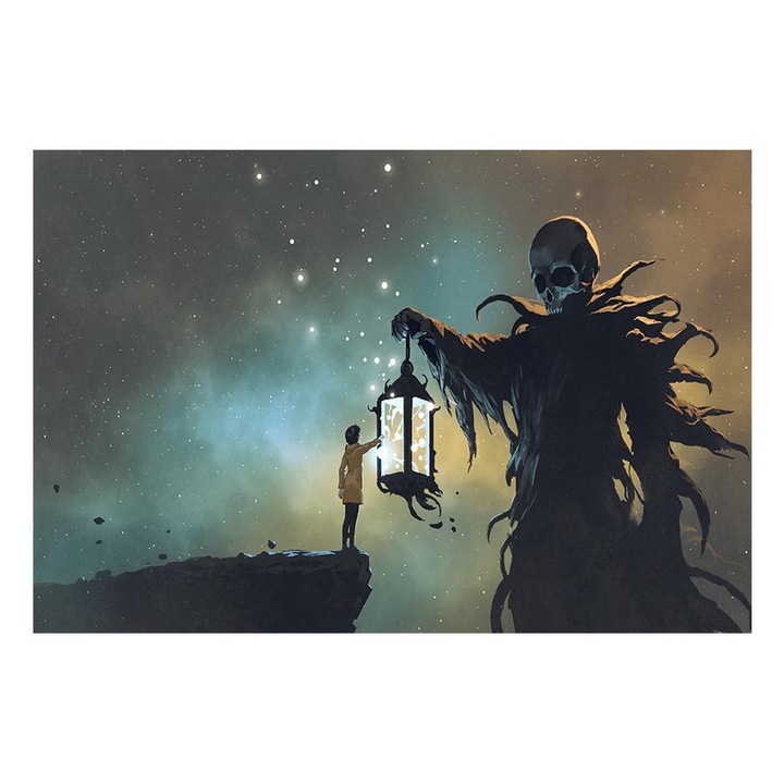 Картина на платно, Събиране на звезди, 30 х 50 см