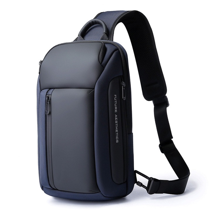 Rucsac Sling, Cozevdnt, Poliester, 25l, Albastru/Negru