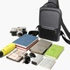 Малка, мултифункционална раница, сива, черна