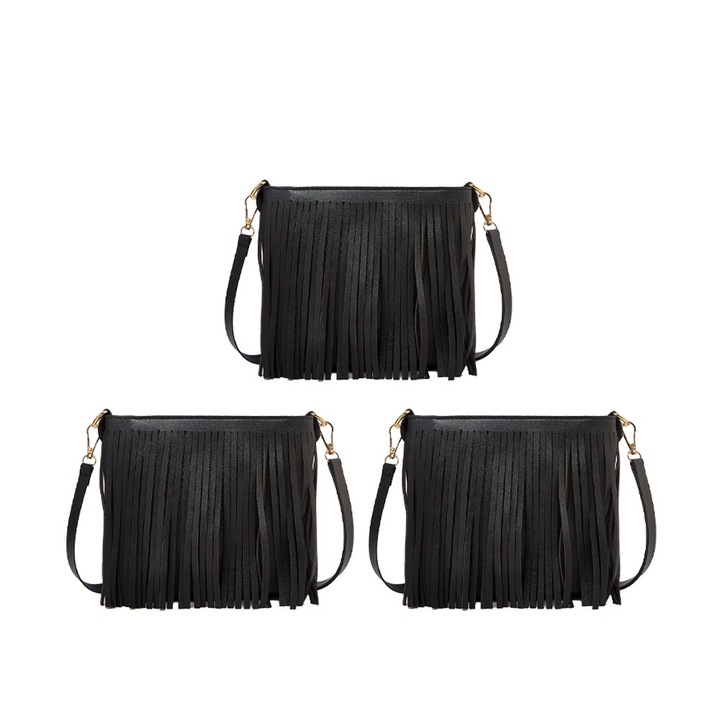 Geanta crossbody din piele pentru fete, Cozevdnt, multicolor, 25l
