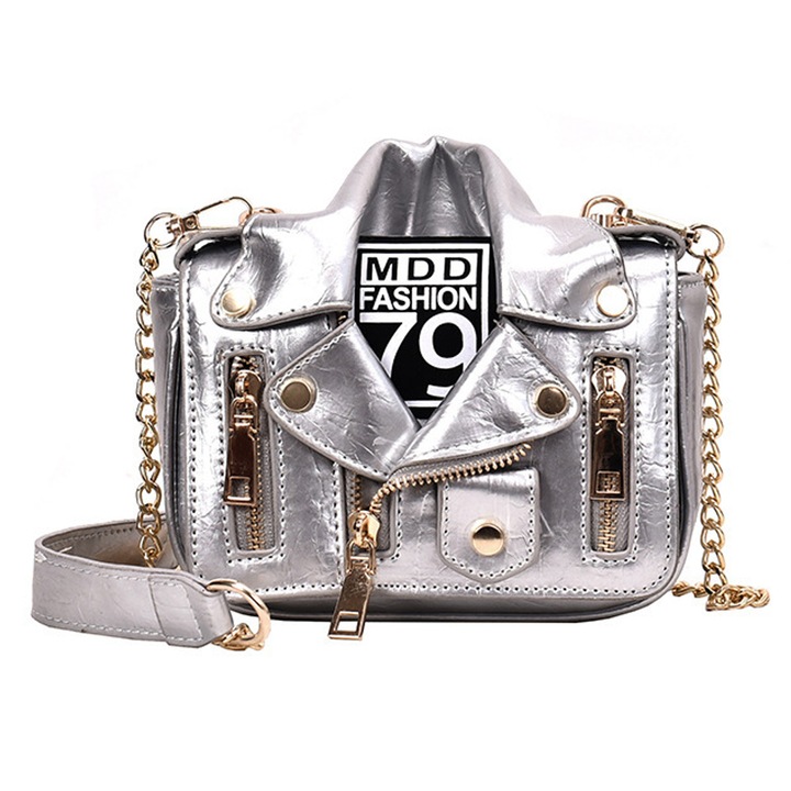 Női táska, QttvbTna, poliészter/poliuretán, ezüst