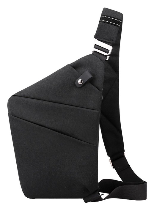 Férfi crossbody táska, QttvbTna, nejlon / vászon, vízálló, 20 x 2 x 32 cm, fekete