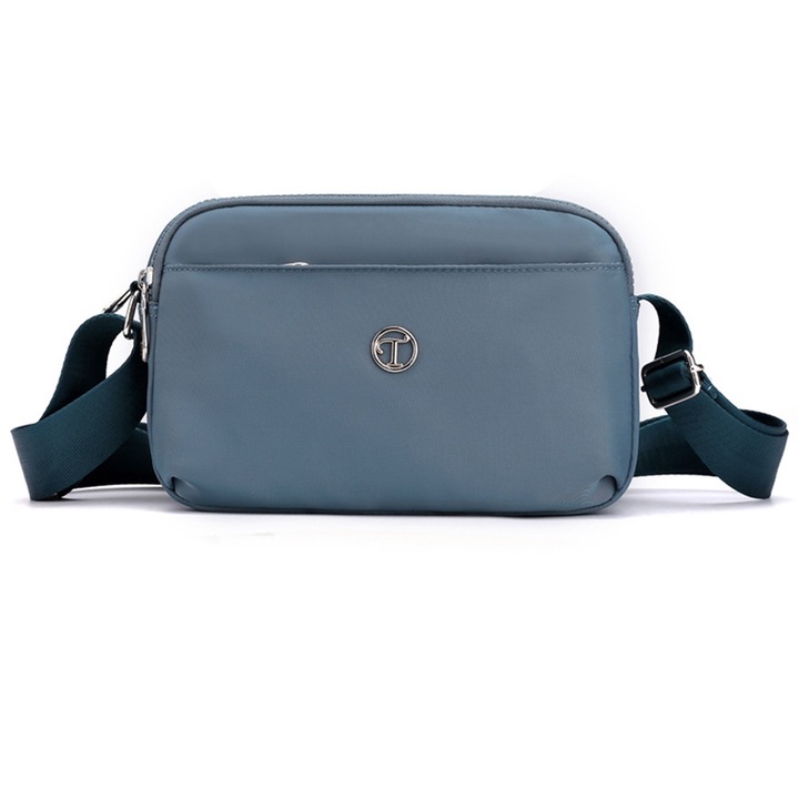 Jormftte női táska, nylon, nagy kapacitású, 7.1x5.7x3.1 hüvelyk, kék