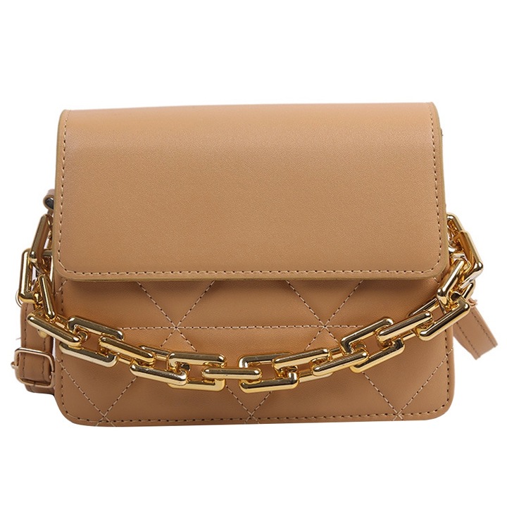 Női Genti Crossbody, Kis Válltáska Láncos Pánttal, Kézitáska