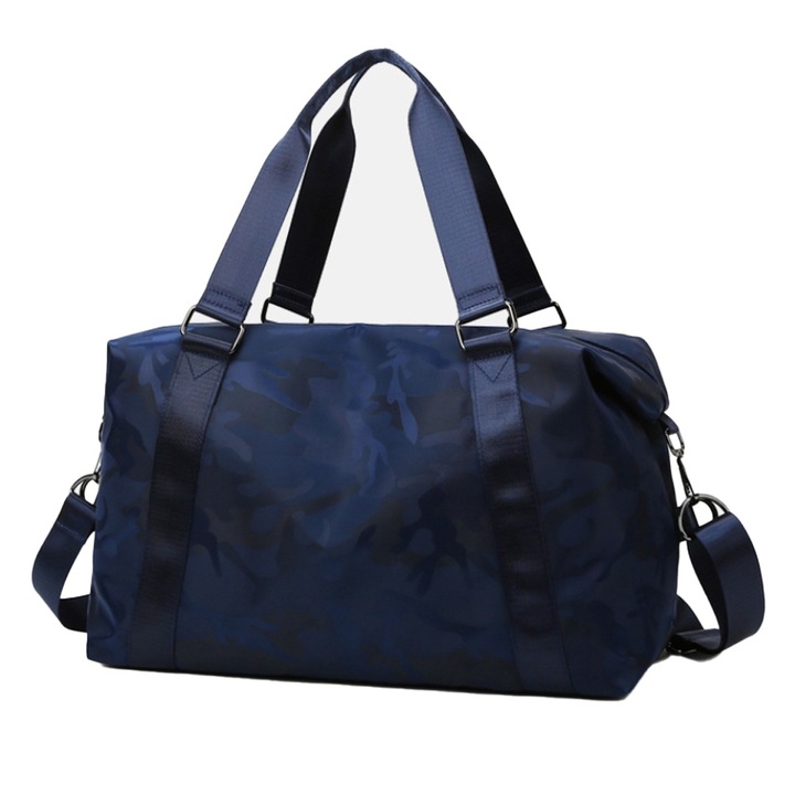 Jormftte sporttáska, multifunkcionális modell, vízálló, kék, mérete 30x45cm