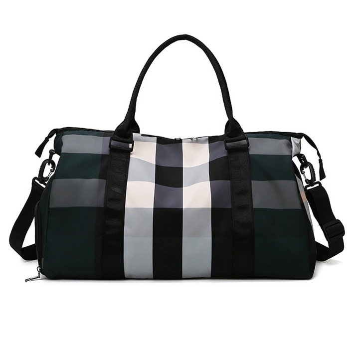 Utazótáska, Tornatáska, Hétvégi repülőgépes táska, Strandtáska, Éjszakai táska Sötétzöld