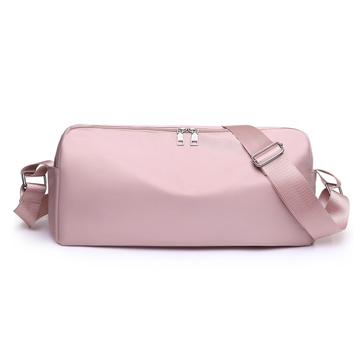 Jormftte utazótáska, duffle táska, vízálló, rózsaszín, nedves rekesz, nagyméretű