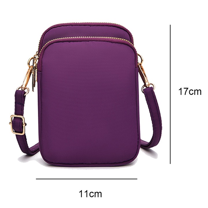 Rucsac QttvbTna, buzunare cu fermoar, ergonomic, Oxford, negru