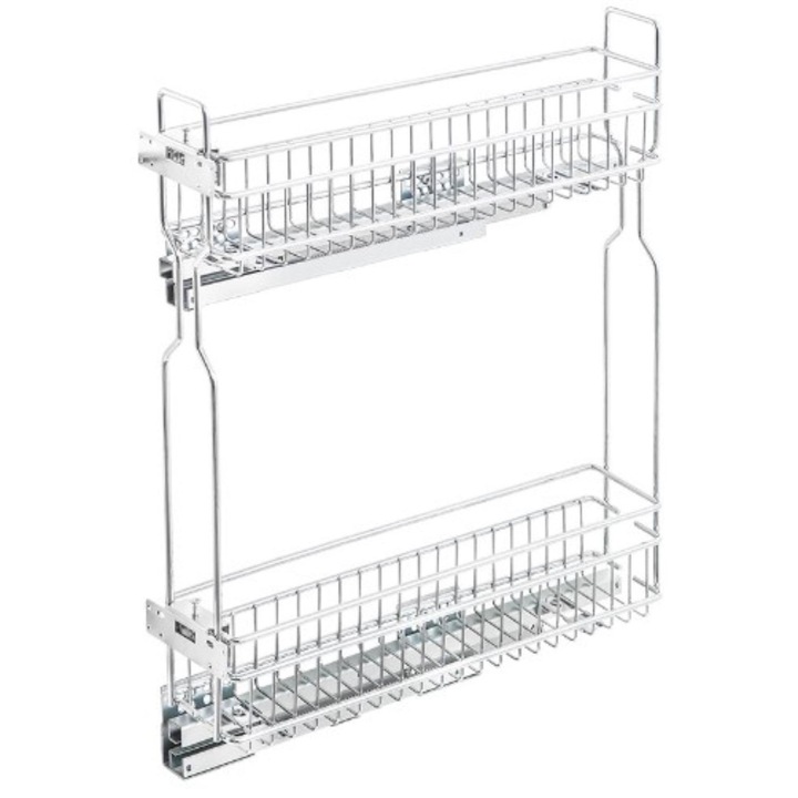 Cos Joly, Adsinio, за гардероб 250 мм, ляв плъзгач, сребрист