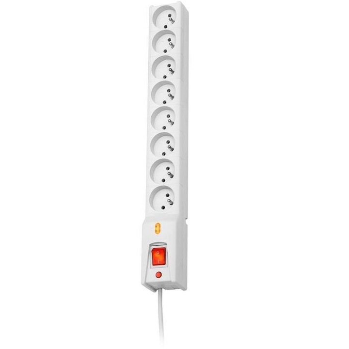 Удължител Lestar LX 810, 3м, сив