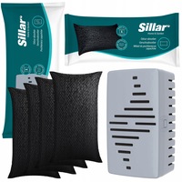 Absorbant de mirosuri pentru frigider, 4x cartus de carbune activ inlocuibil