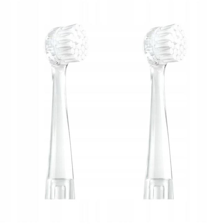 2 db Neno Denti elektromos fogkefefej készlet gyerekeknek, fehér