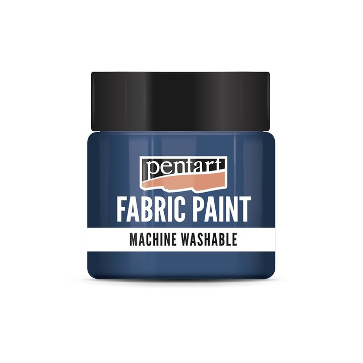 Vopsea pentru textile Pentart 50 ml - albastru inchis