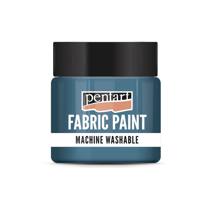 Vopsea pentru textile Pentart 50 ml - albastru petrol