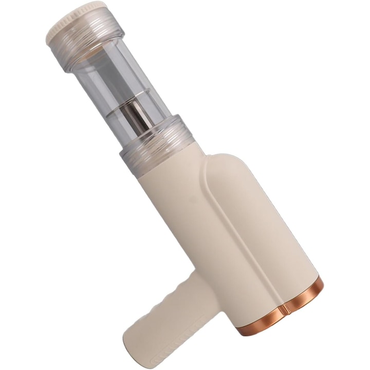 Demine hordozható elektromos tésztagép, vezeték nélküli, 4 formával, 250 g kapacitás, 7,4 V, 40 W, 2200 mAh akkumulátor, könnyen használható és tisztítható, gyors elkészítési idő, bézs