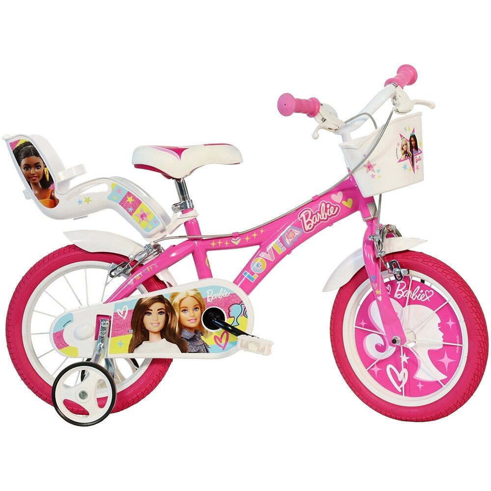 Bicicleta copii Dino Bikes 14" Barbie roz