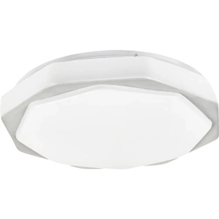Dettora integrált LED mennyezeti lámpa 18w 1150 Lumen Ø76 cm, fehér fény 3000-6000k, fehér, incl. Távirányító