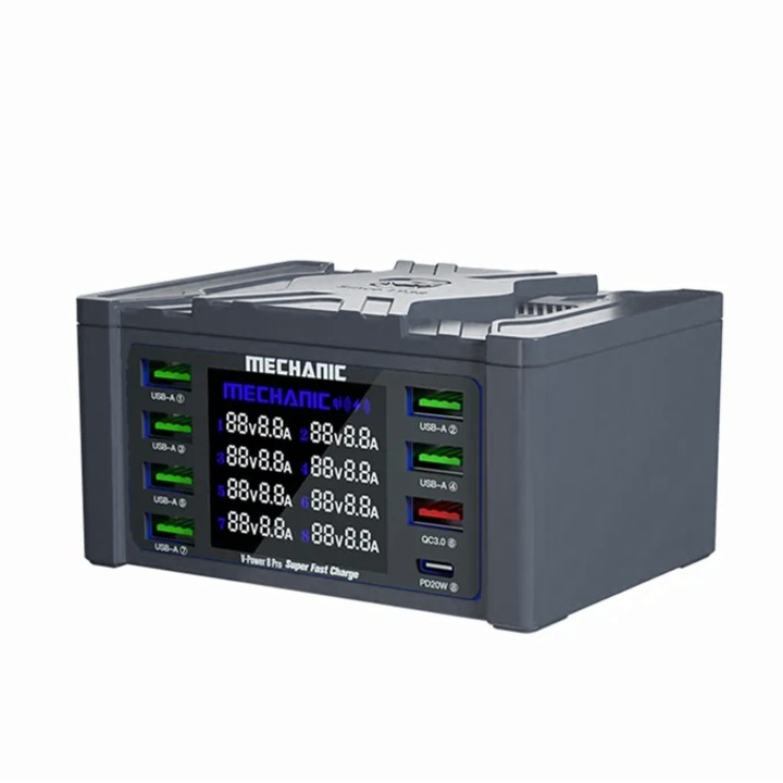 Statie de incarcare 110W, 8 porturi USB