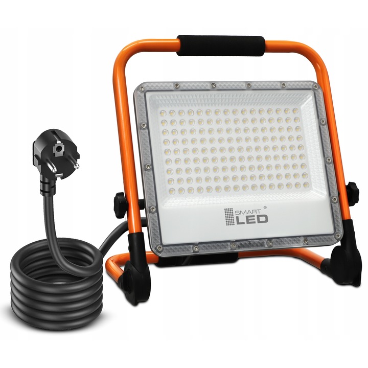 Lampa de lucru, LED, lungime cablu 5m, putere 100W, reglabila, constructie solida, aspect modern