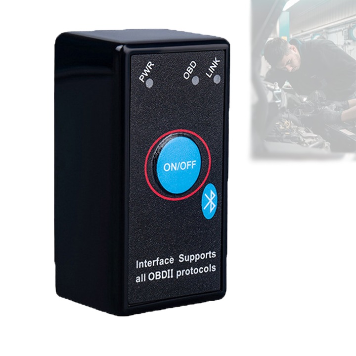 Autótesztelő / OBD II Bluetooth 4.0 diagnosztikai interfész