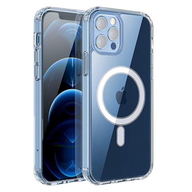 Husa de protectie MDUG® transparenta pentru iPhone 16pro max 6,9 inci anti-soc compatibila MagSafe, Anti alunecare, Transparent