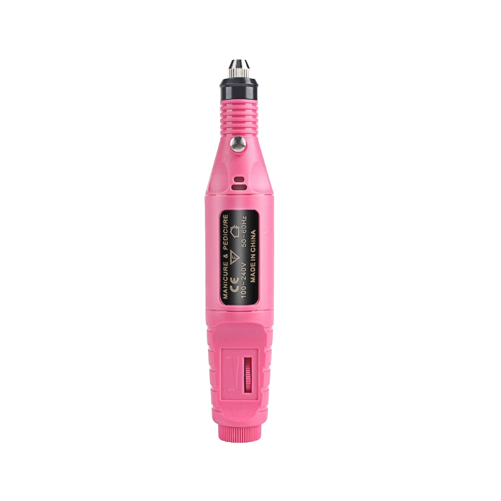 Elektromos -12 Fej, Pedikűr Manikűr, Műköröm Csiszoló, Polírozó gép - Rózsaszín