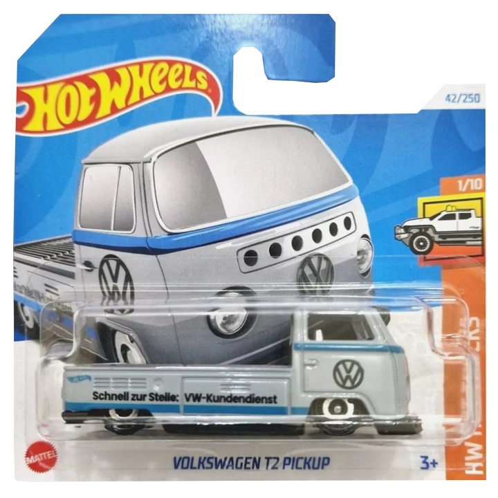 Masinuta metalica Hot Wheels, Volkswagen T2 Pickup, 1:64