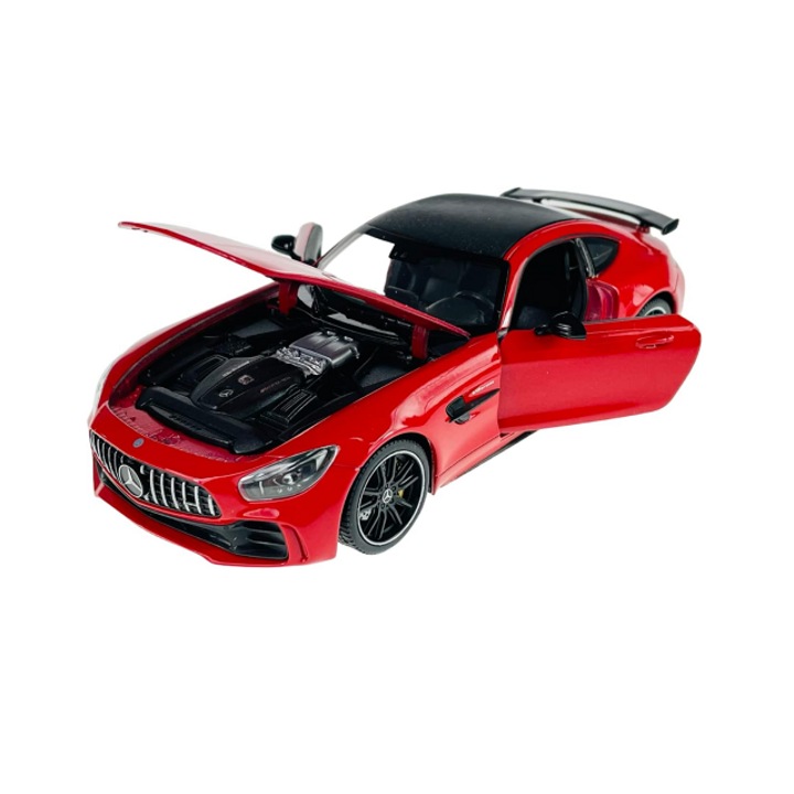Модел Mercedes AMG GT R (C190), червен, Welly 1/24