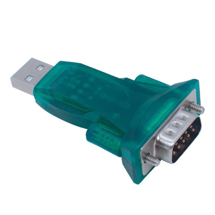 USB към RS232 адаптер HL-340 за сериен COM порт 9 пина DB9, Windows 7