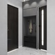 Pantofar, Stiv-Meble, HIT, SNBH_CZMCZM, 60x36x50 cm, 2 Compartimente, Prelucrare de inalta calitate, Atentie la detalii, Constructie robusta, 2 Compartimente, Asamblare: mobilier pentru autoasamblare, PAL, Negru mat