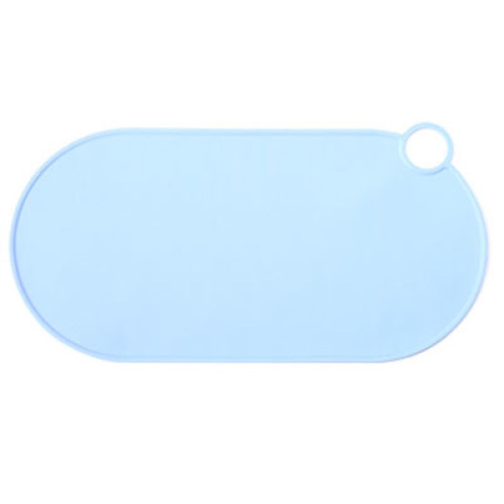 Mata de hranire silicon Chi Chi, antiderapanta, usor de curatat, albastra