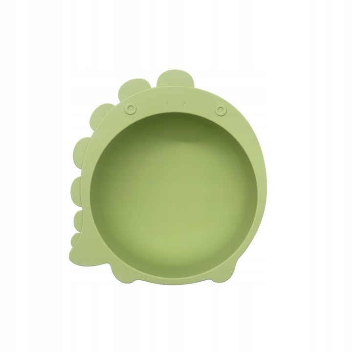 Castron bebelusi, Chi Chi, silicon, cu ventuza, verde