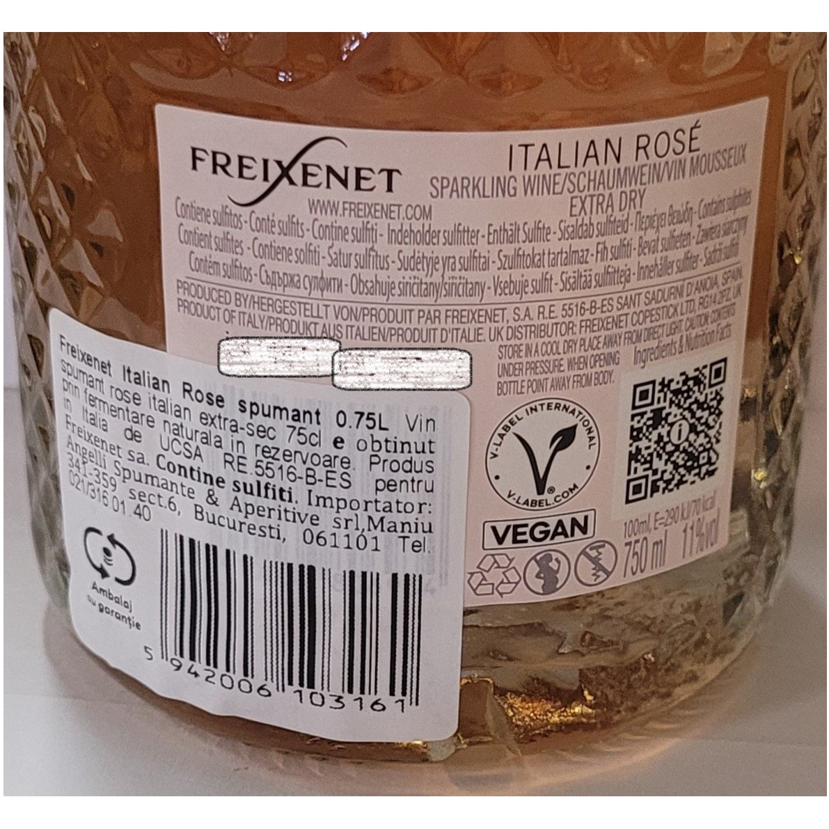 Vin Spumant Freixenet, Rose, Extra Sec, 0.75l - eMAG.ro