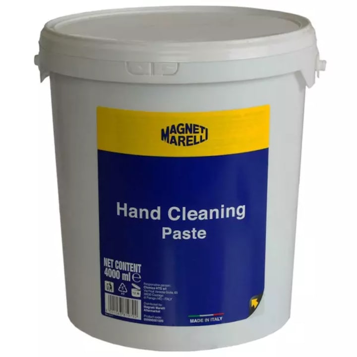 Pasta profesionala abraziva pentru curatare maini MAGNETI MARELLI, cu glicerina, cutie 4 litri