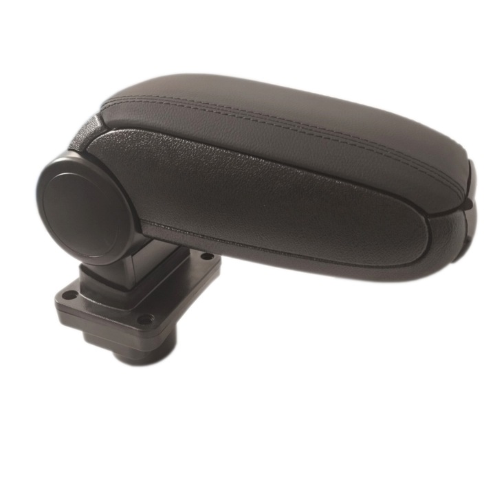 Cotiera auto pentru Skoda Fabia MK1 1999 - 2007, din piele neagra