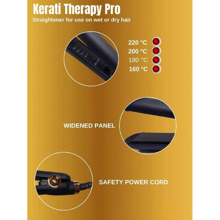 Placa de indreptat parul 45 w, Remiogton, 220 grade