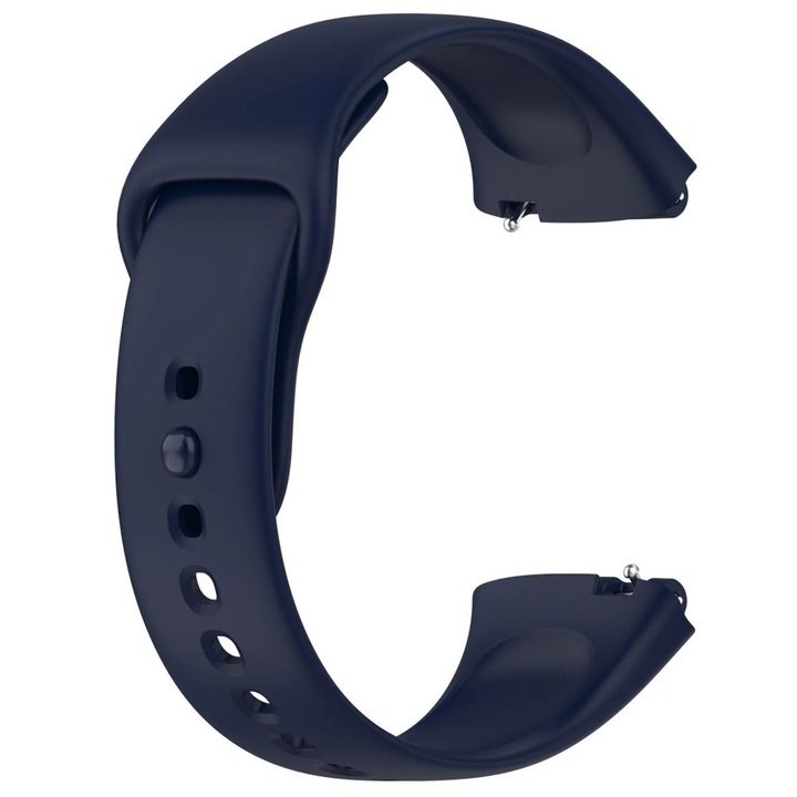 Kompatibilis szíj Redmi Watch 3 Lite / Redmi Watch 3 Active, legjobb kiegészítők, szilikon, sötétkék