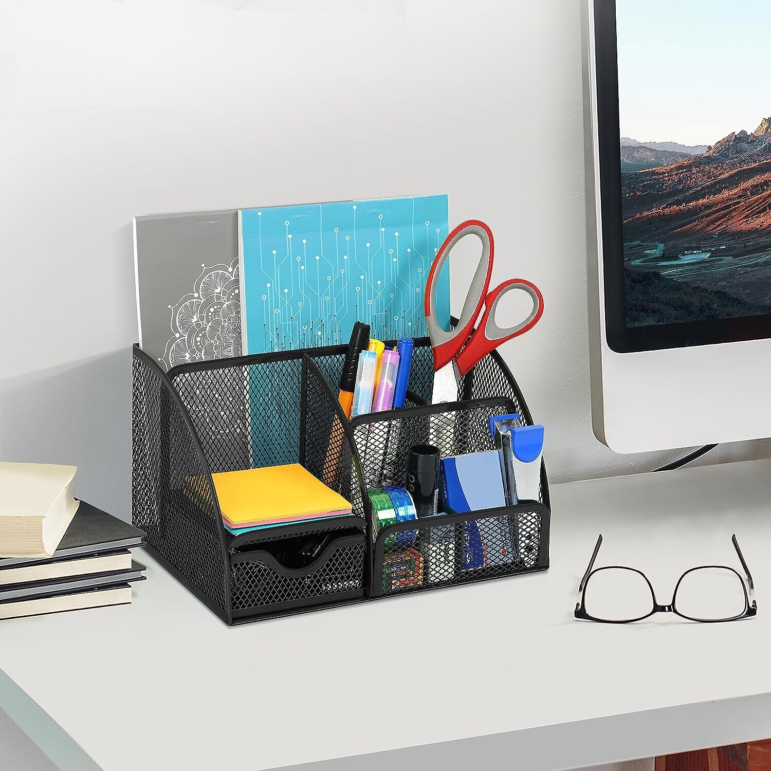 Suport Organizator Birou Multifunctional, Chris Badzi 369®, cu 6