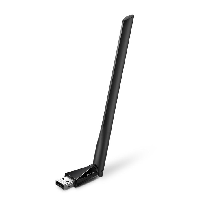 Мрежов адаптер MERCUSYS, външна безжична AC1300 2,4 GHz, 5 GHz, USB 2.0, 1300 Mbps, външна антена x 1