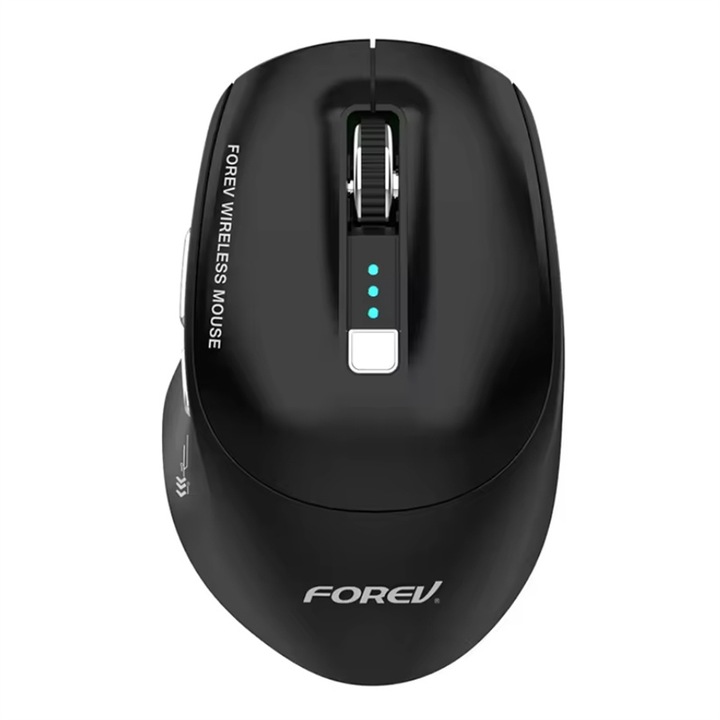 Mouse FV-985 pentru afaceri/jocuri dublu scop 2.4G Mouse pentru jocuri fara fir reincarcabil prin Bluetooth, negru