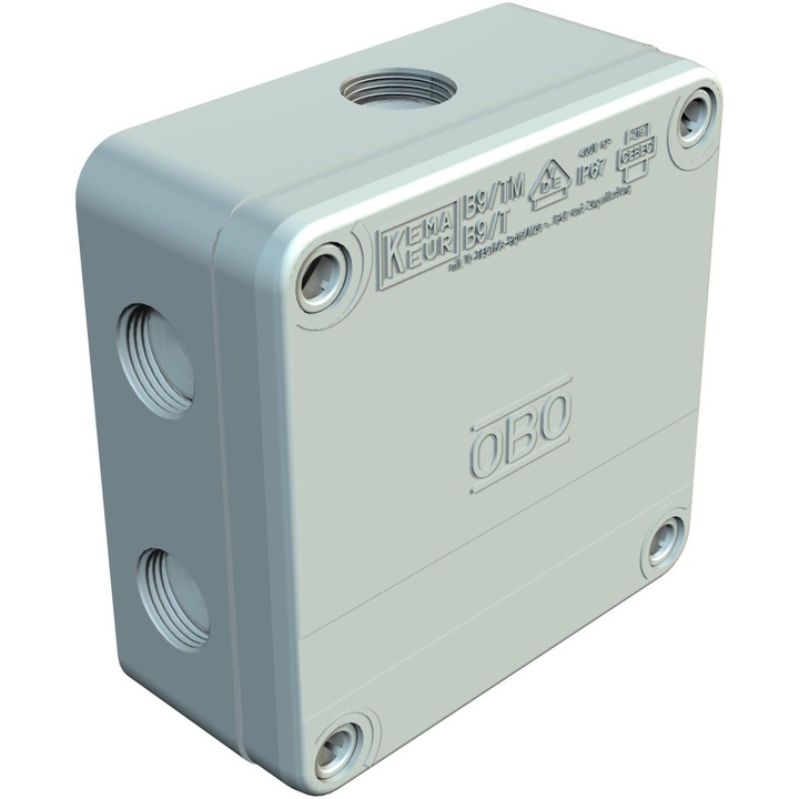 Doza de derivatie OBO BETTERMANN 2001810, B 9 T, 110x110x50