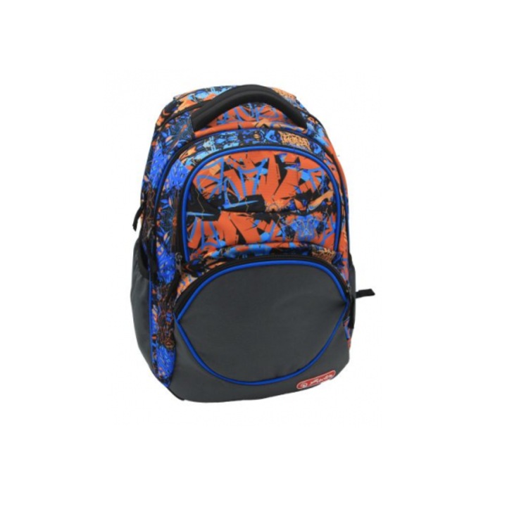 Rucsac, Zipper Cube, Dimensiune 43X29X22 Cm, Motiv Graffiti - eMAG.ro
