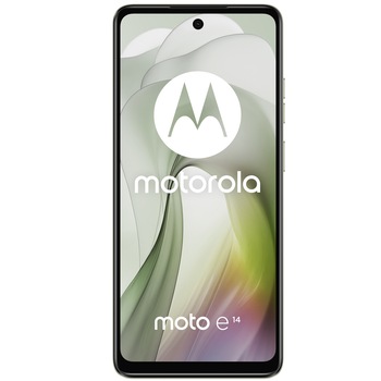 Telefon mobil Motorola Moto e14, Dual SIM,2GB RAM, 64GB, Pastel Green