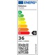 Plafoniera LED integrat Rabalux Samira 71253, 36W, 2900 lm, lumina alba naturala (4000K), IP44, 350 mm, Negru, clasa energetica G