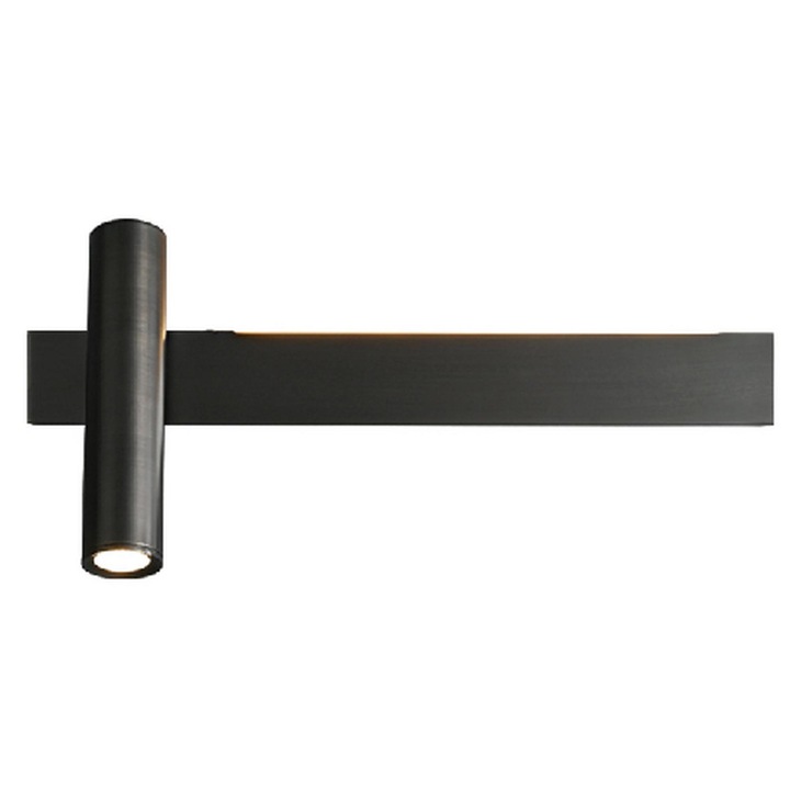 Lampa de perete, Iluminar AL, Barra Stylish Modern Black 30 cm